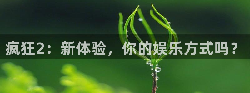 奇亿娱乐官方平台：疯狂2：新体验，你的娱乐方式吗？