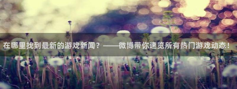 奇亿娱乐集团董事长简历是谁：在哪里找到最新的游戏新闻？——微